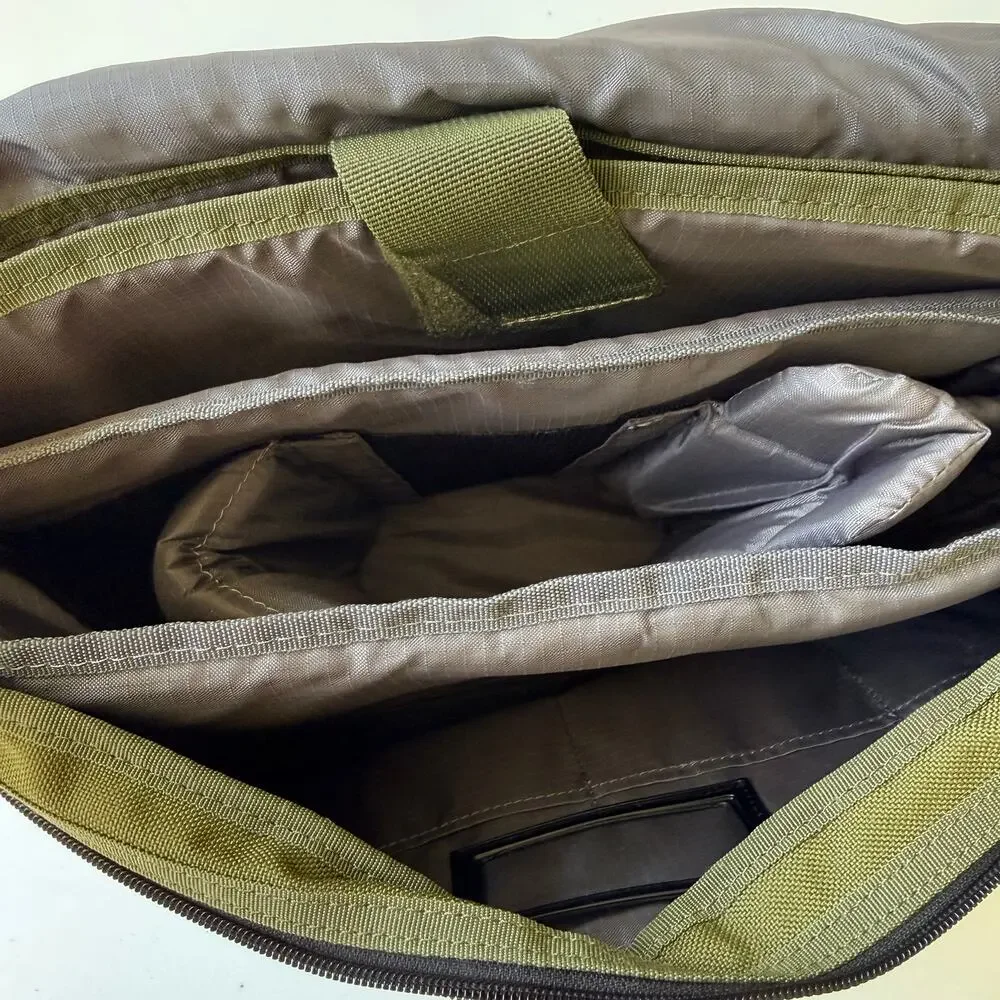 Tenba Olive Green Messenger Camera Bag Padded Laptop Shoulder Strap